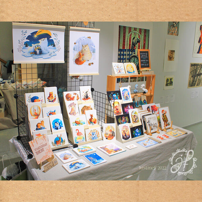 Jouluinen taidebasaari (Christmas Art fair) in taidemuseo of Jyväskylä, 2022